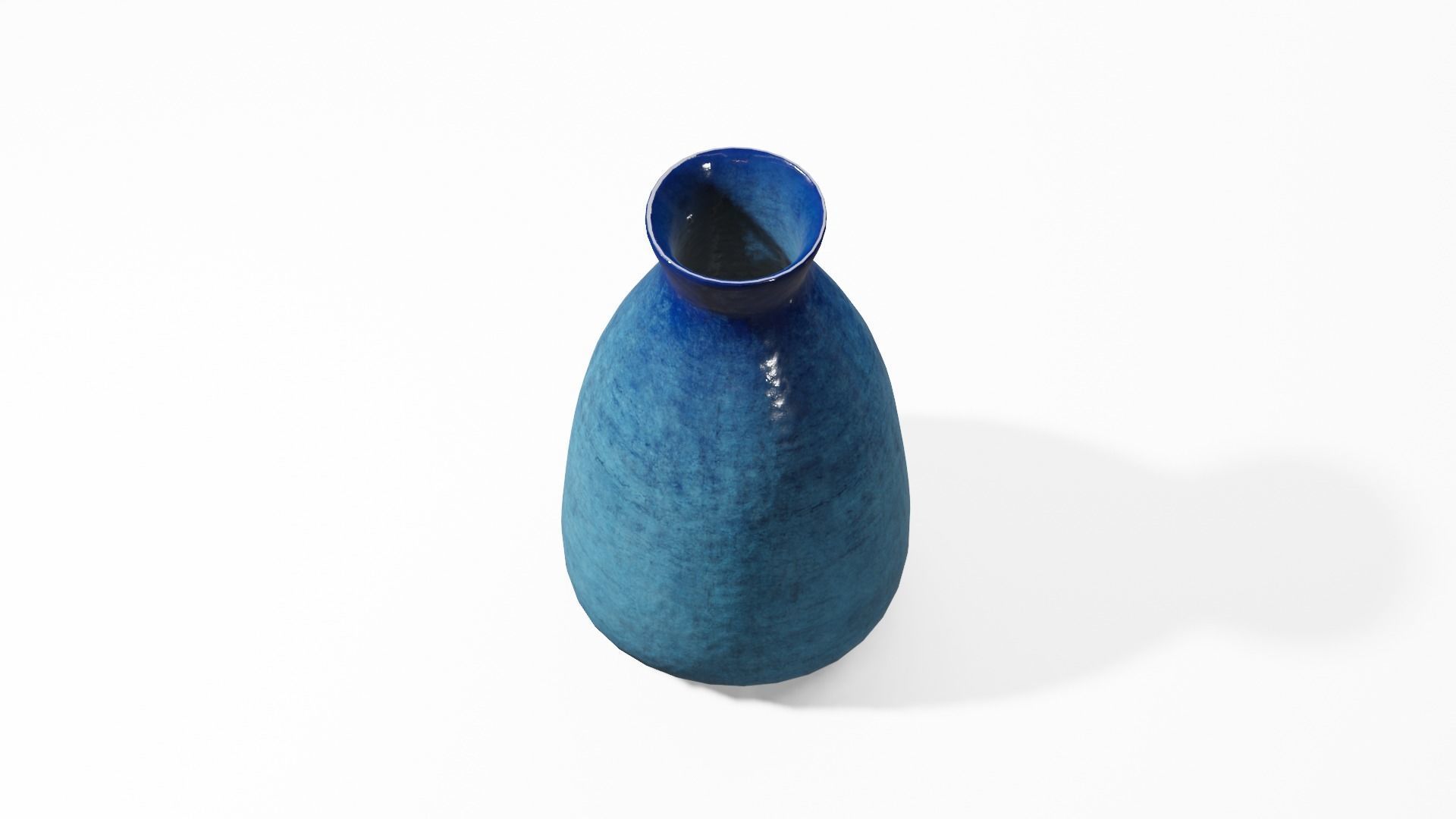 Vase Long PBR 4K textured Low-poly 3D model_1