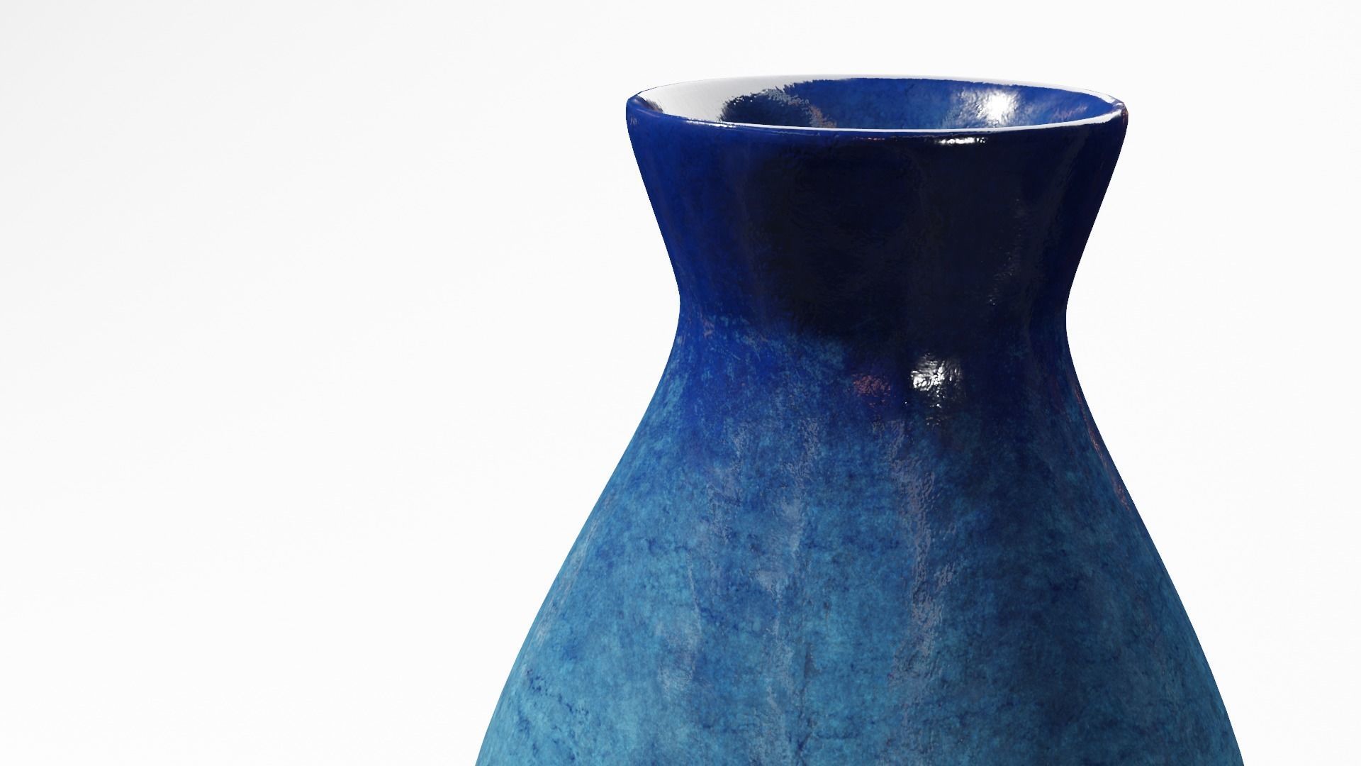 Vase Long PBR 4K textured Low-poly 3D model_2