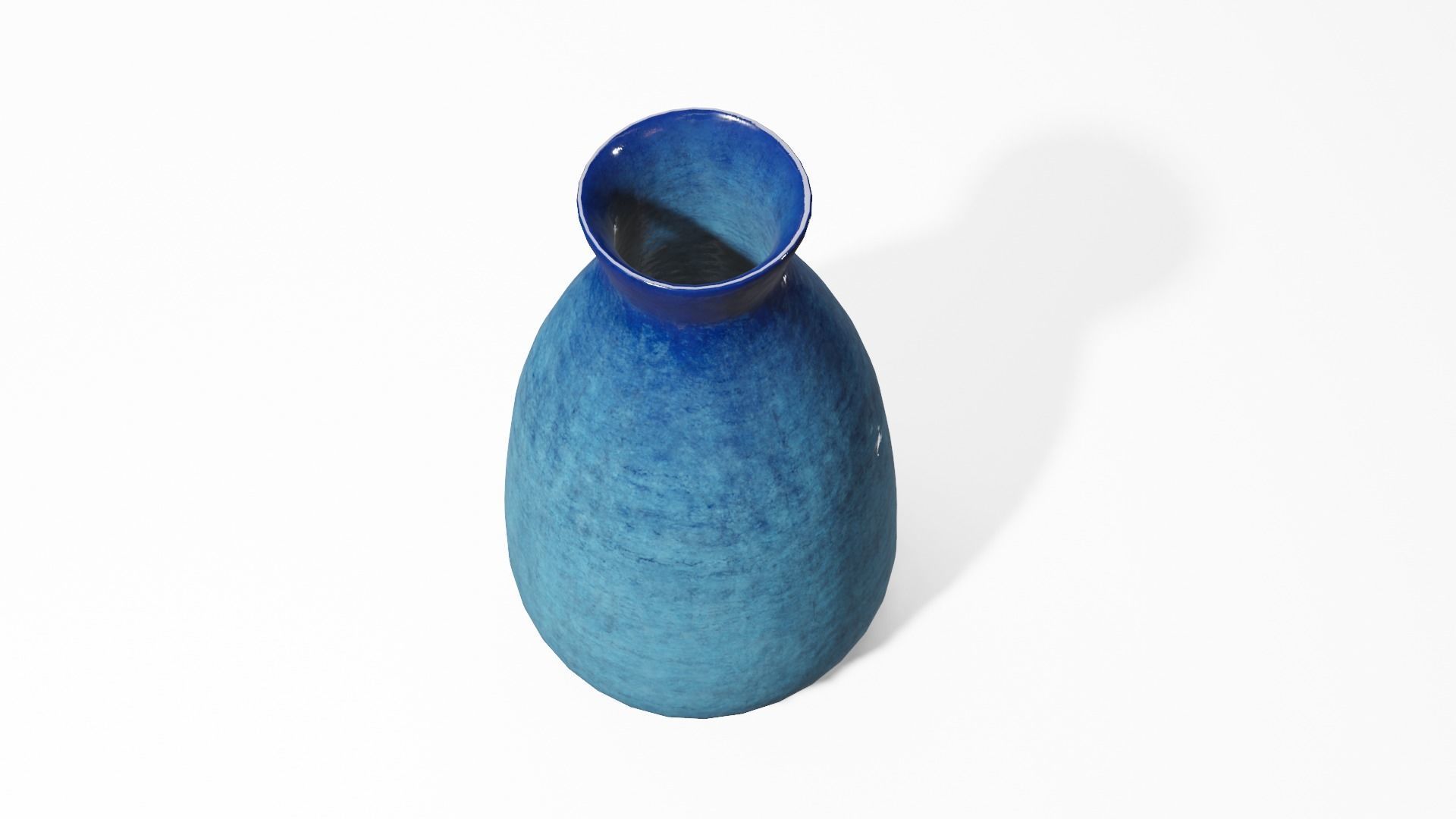 Vase Long PBR 4K textured Low-poly 3D model_4