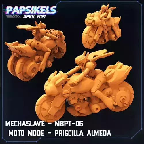 MECHASLAVE - MBPT - 06 CB PRISCILLA ALMEDA - MOTO MODE 3D print model