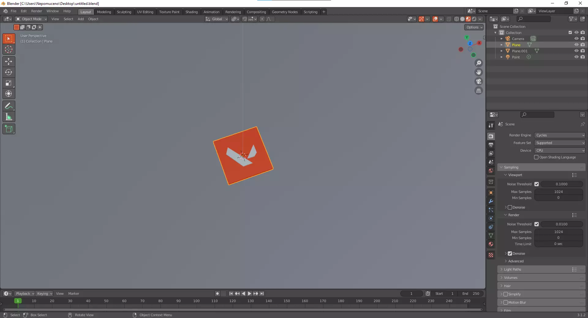 light trail Free 3D model_0