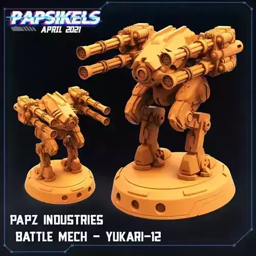 PAPZ INDUSTRIES BATTLE MECH YUKARI