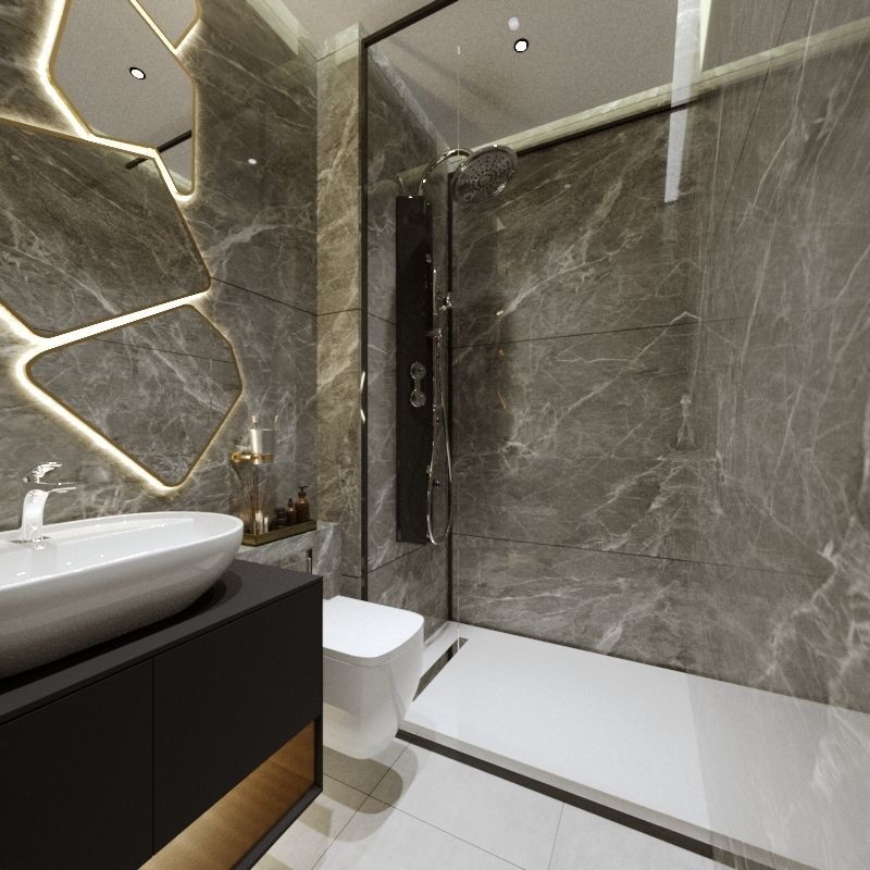 apartment scene with corona render 3D model_5