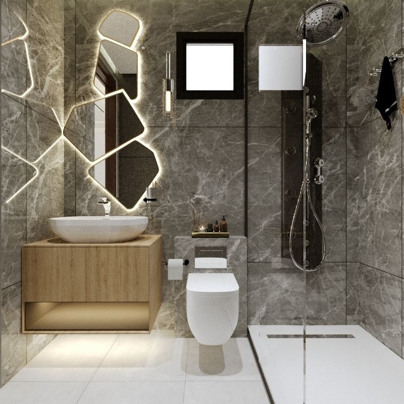 apartment scene with corona render 3D model_3