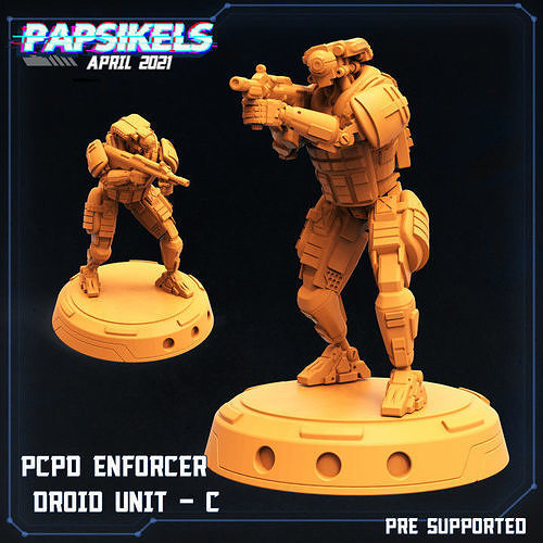 PCPD ENFORCER DROID UNIT - C 3D print model