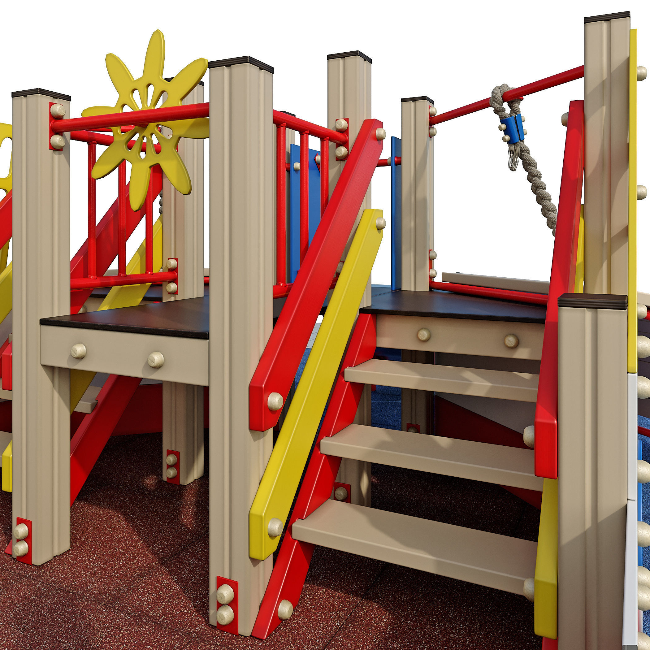 Boat playground 3D model_10