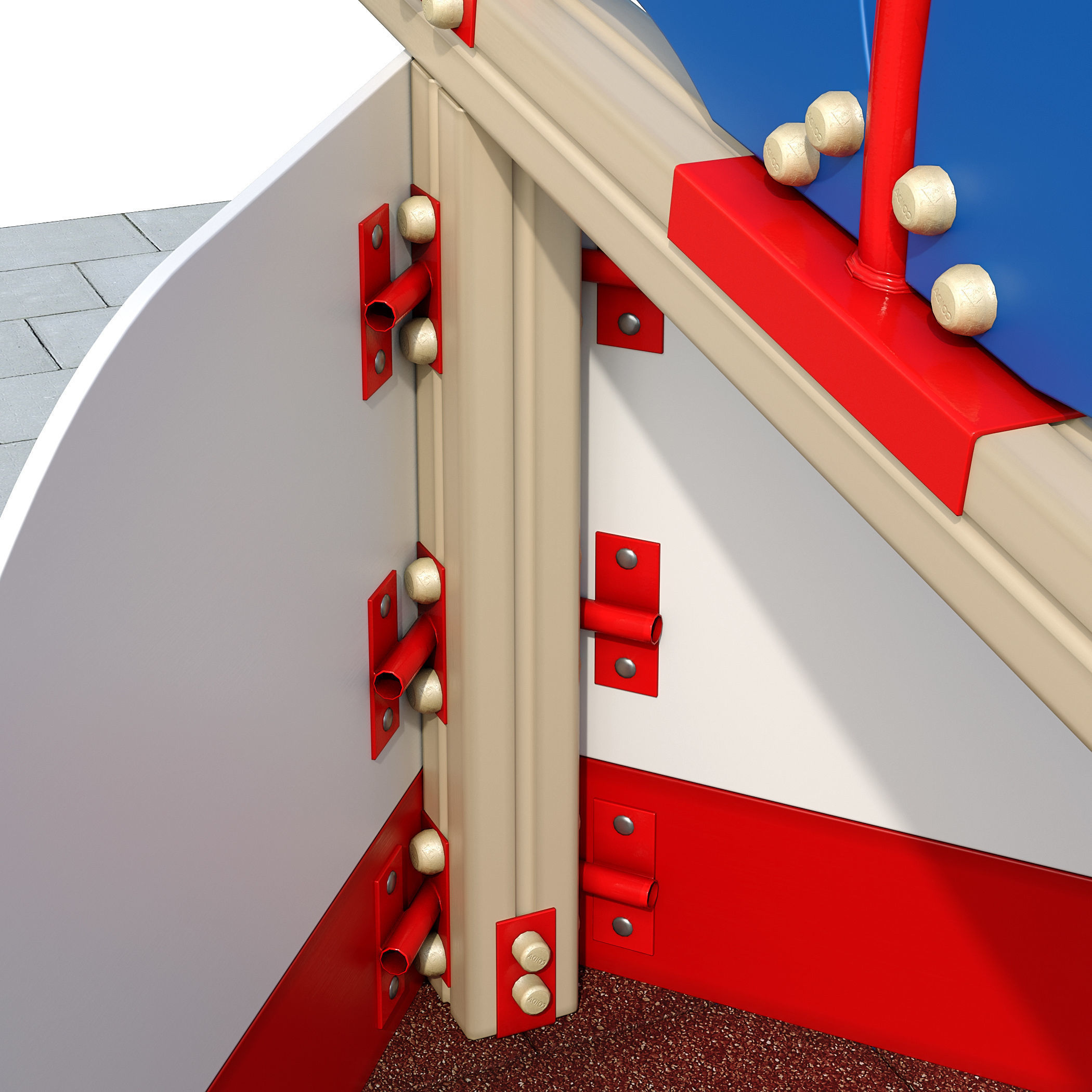Boat playground 3D model_12