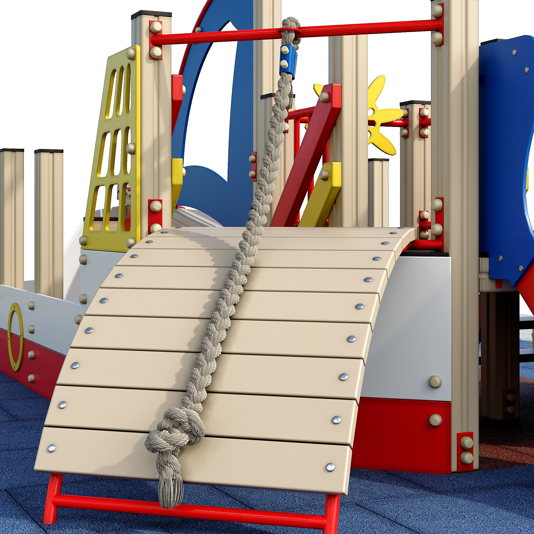 Boat playground 3D model_14