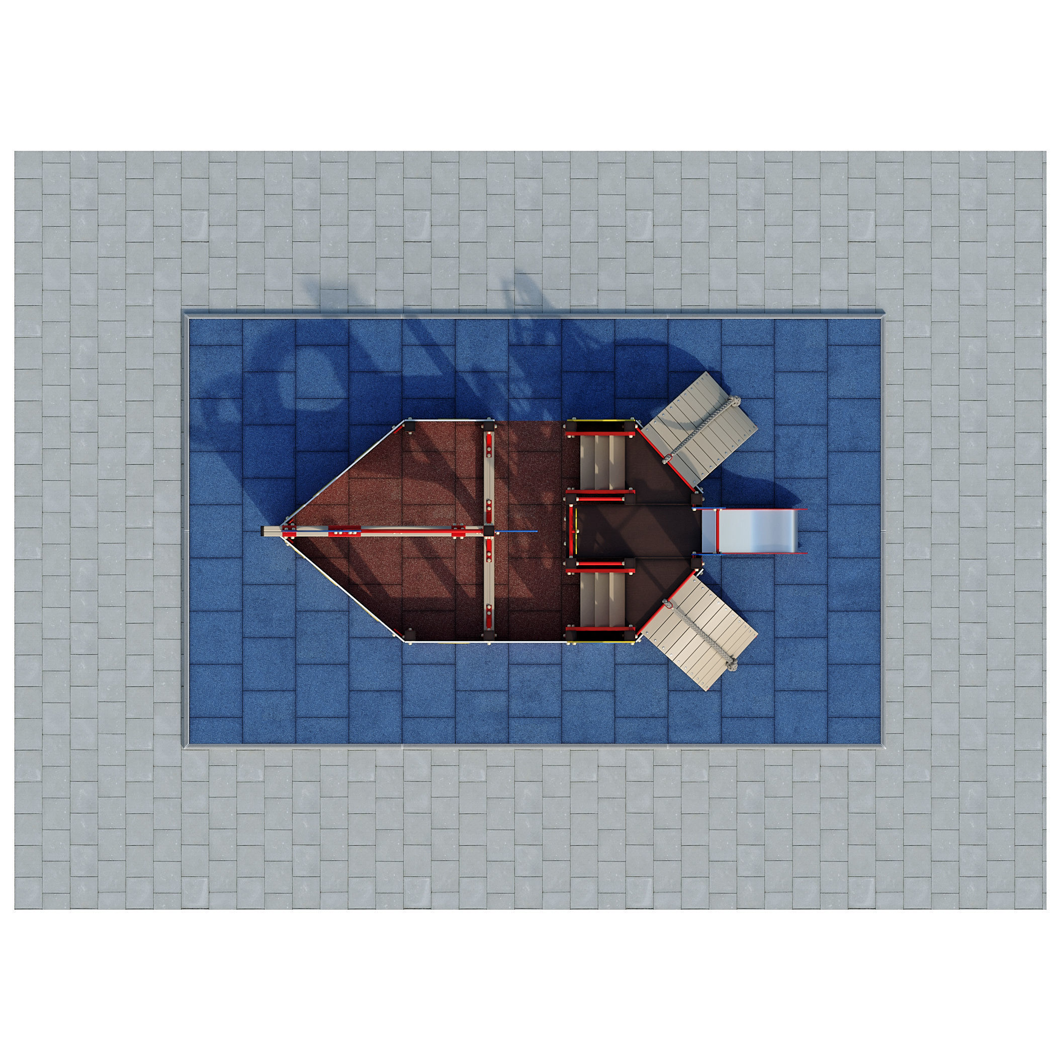 Boat playground 3D model_4