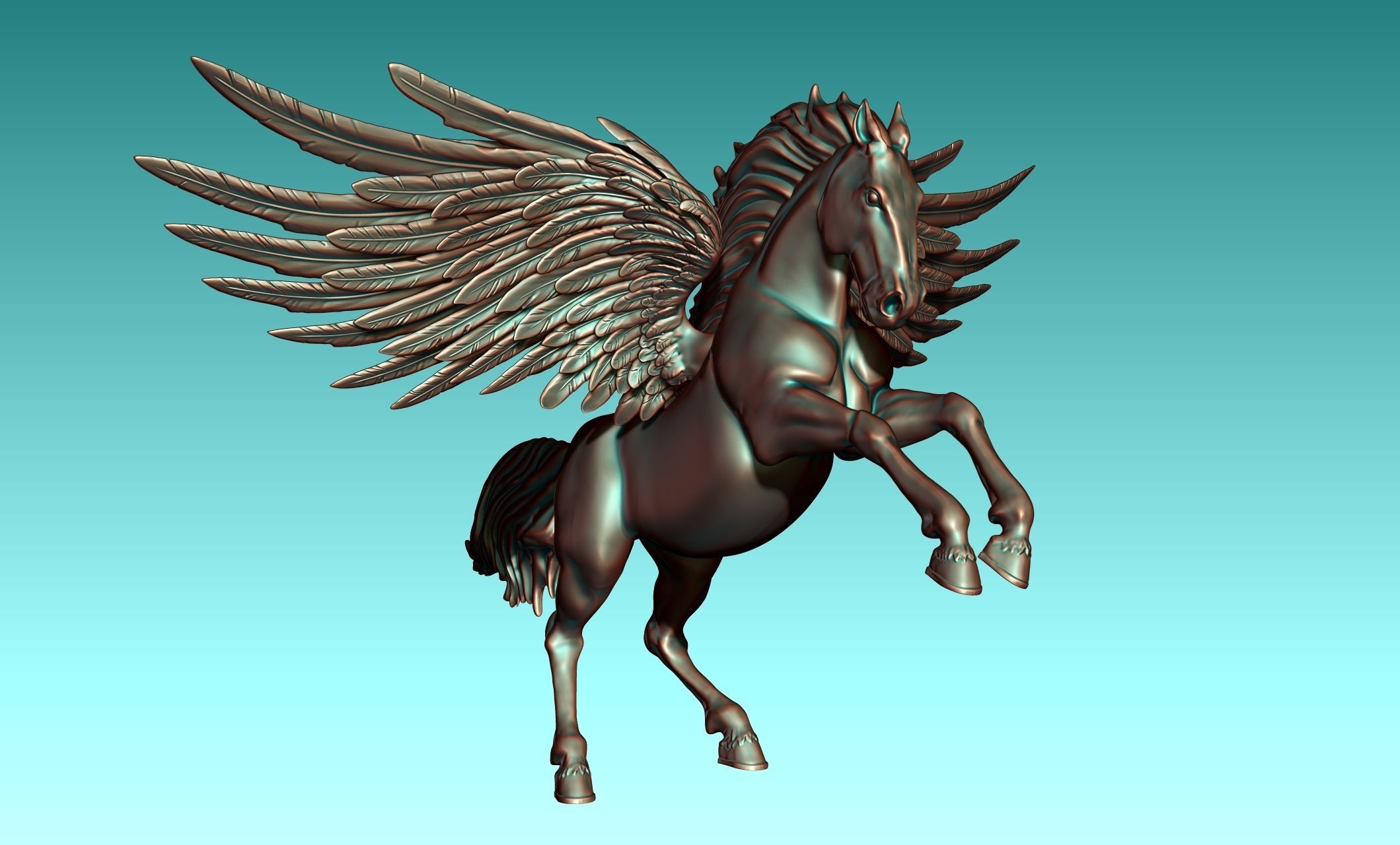 Feathered Wings Pack - Eagle - Hawk 3D print model_7