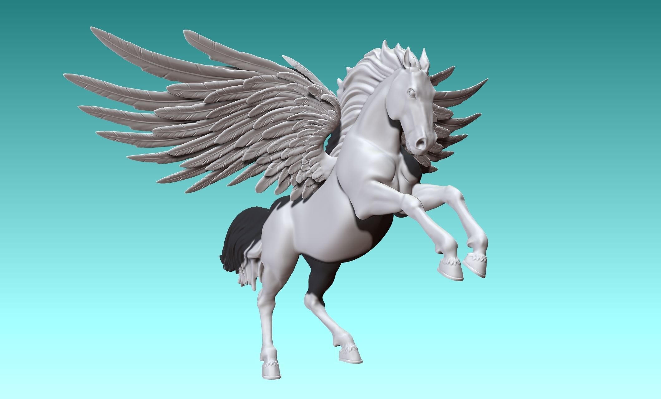 Feathered Wings Pack - Eagle - Hawk 3D print model_3