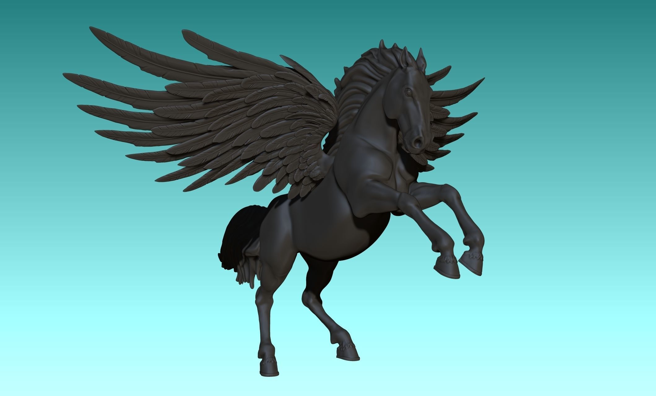 Feathered Wings Pack - Eagle - Hawk 3D print model_8