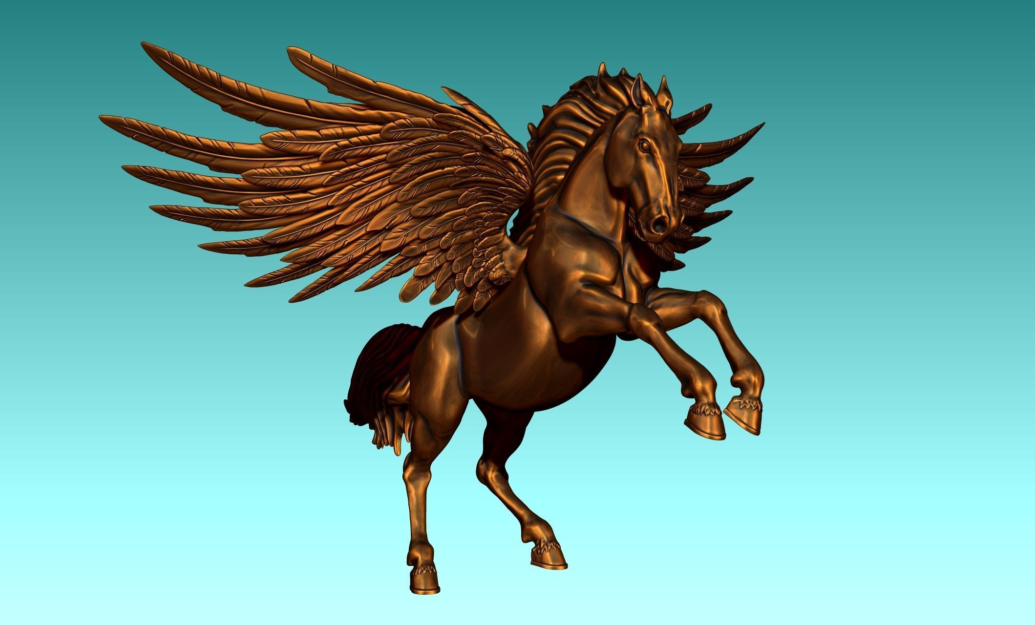 Feathered Wings Pack - Eagle - Hawk 3D print model_4