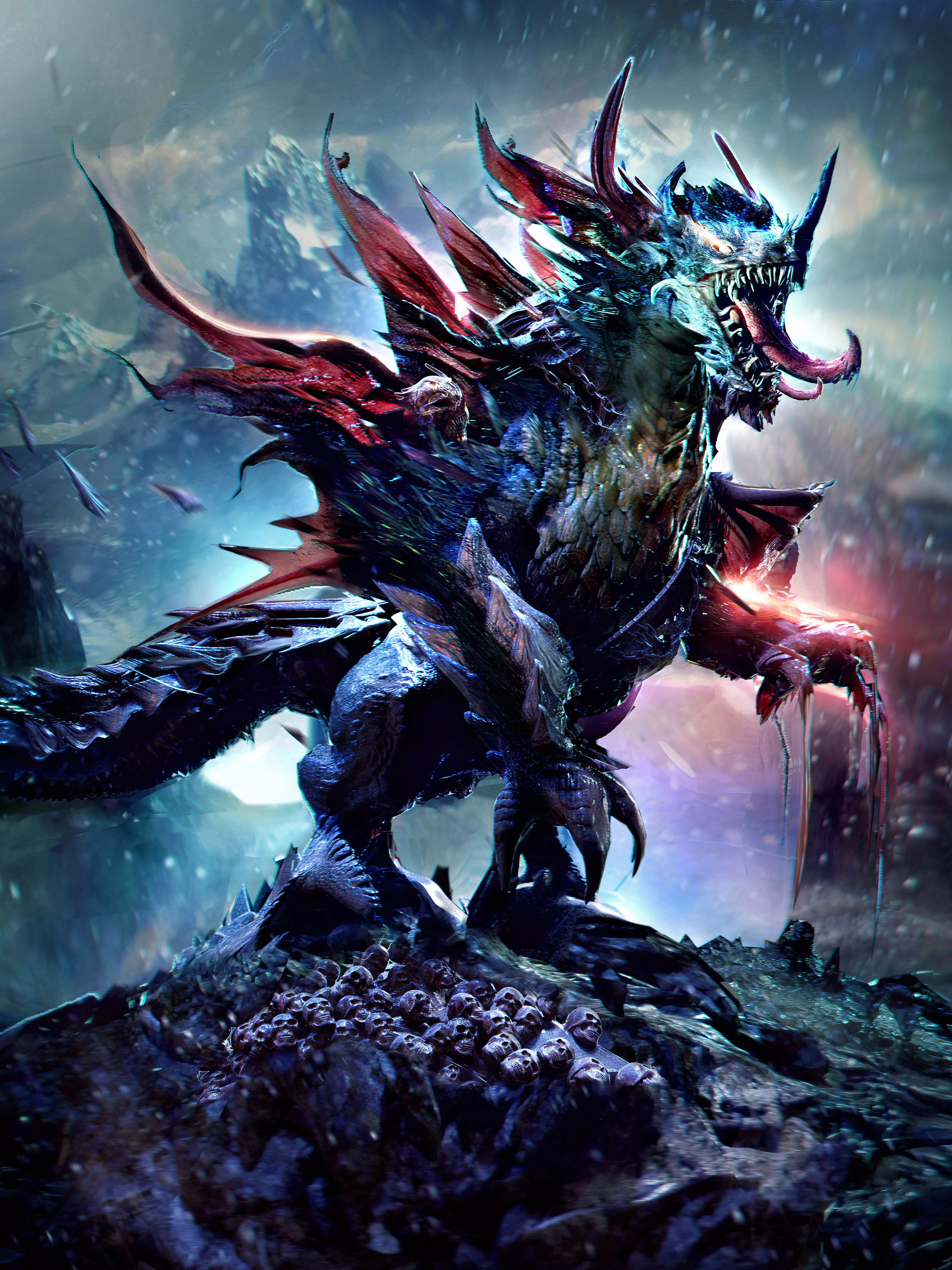 Nightmare Monster creature 3D model_0