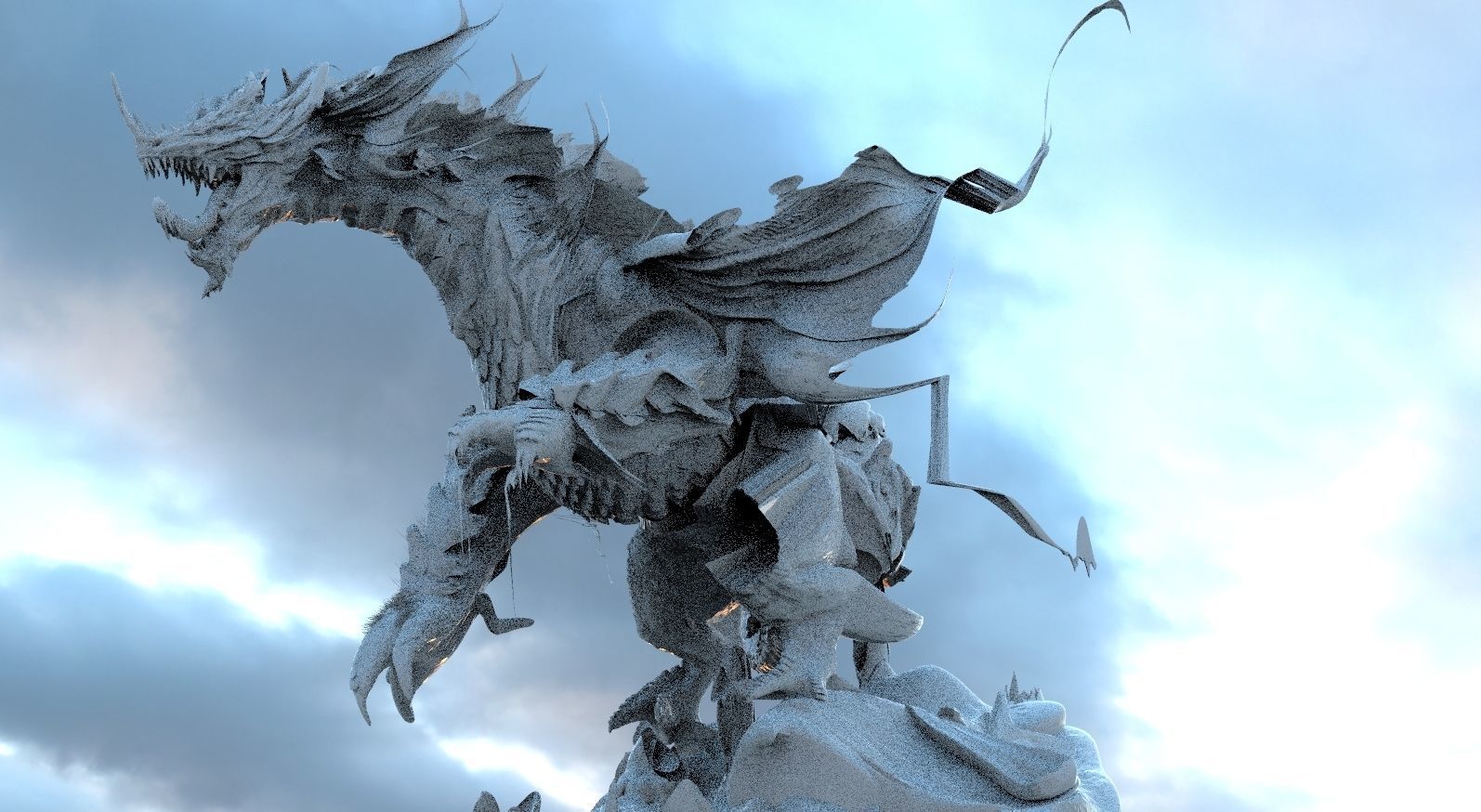 Nightmare Monster creature 3D model_3