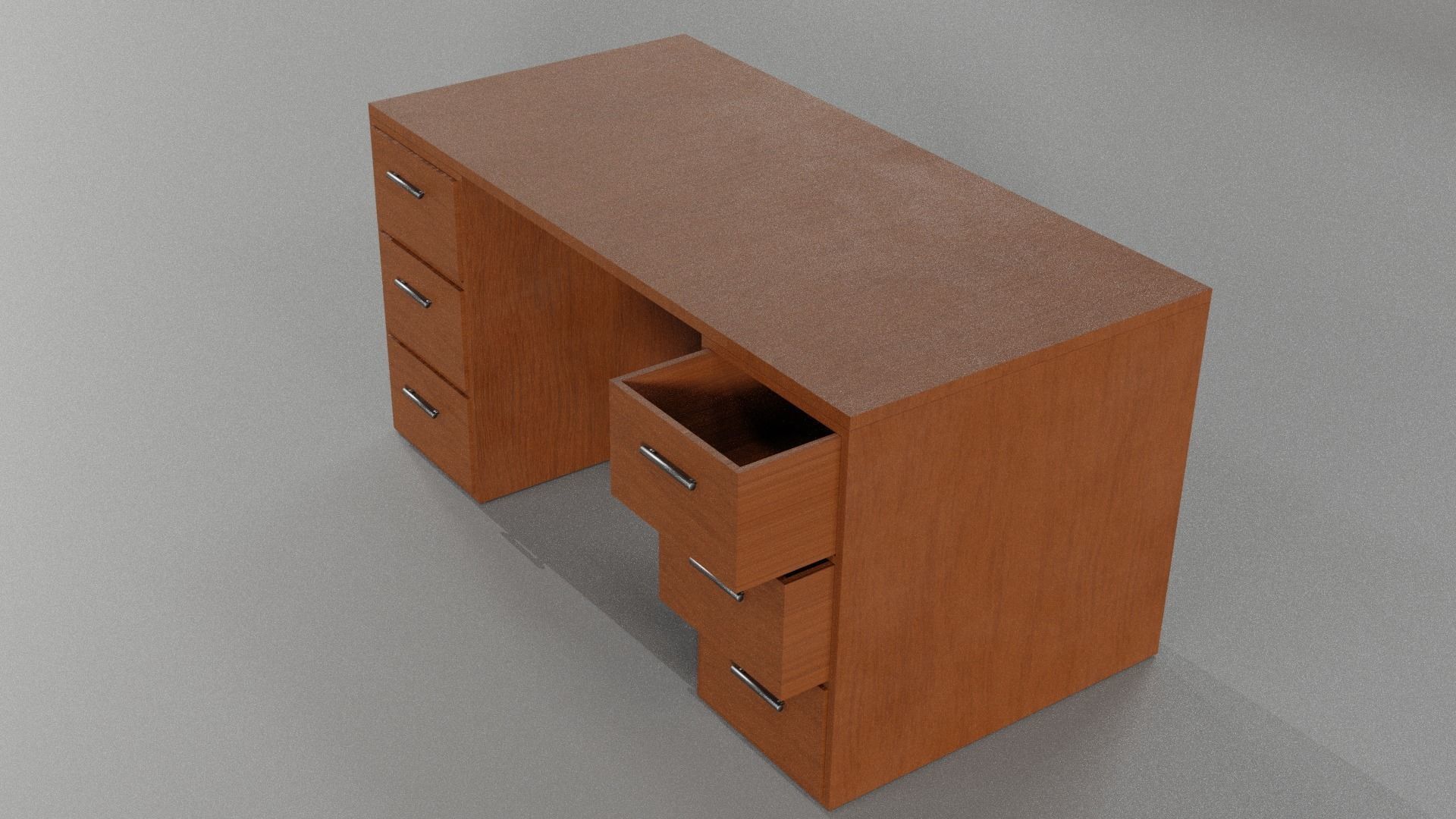 Office Desktop 3D Model 3D model_1