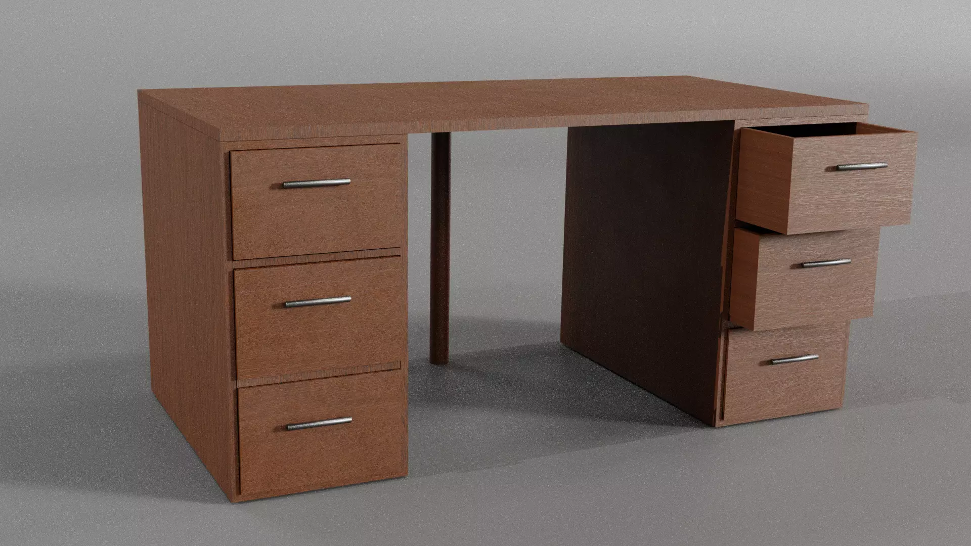 Office Desktop 3D Model 3D model_0