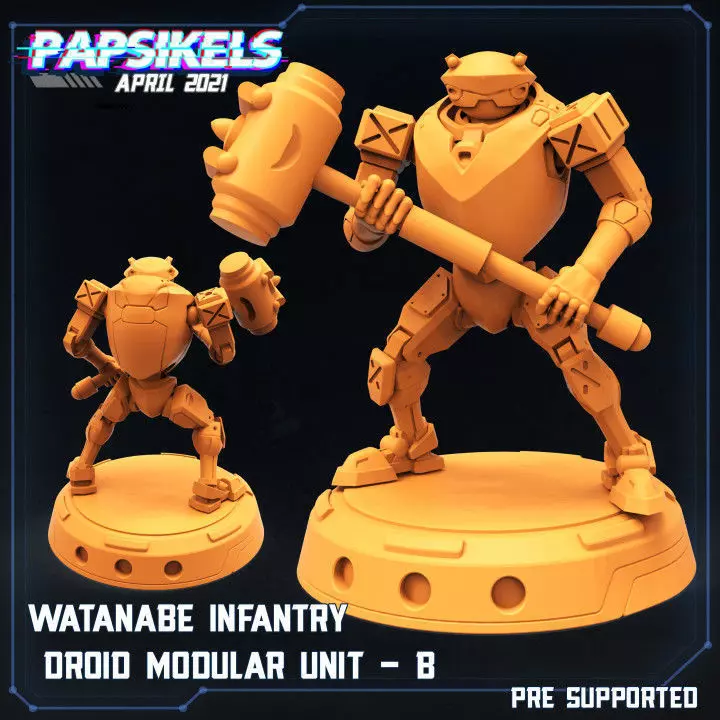 WATANABE INFANTRY DROID MODULAR UNIT B 3D print model_0
