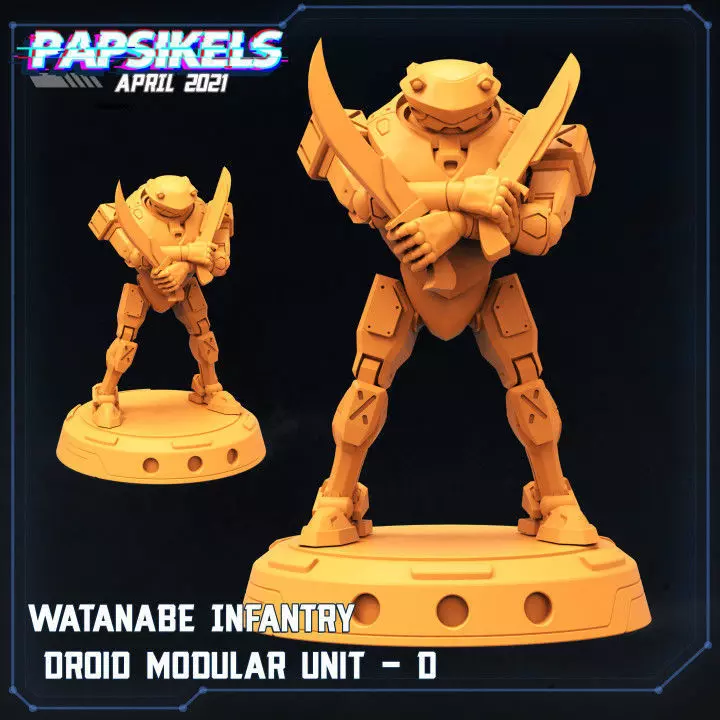 WATANABE INFANTRY DROID MODULAR UNIT D 3D print model_0