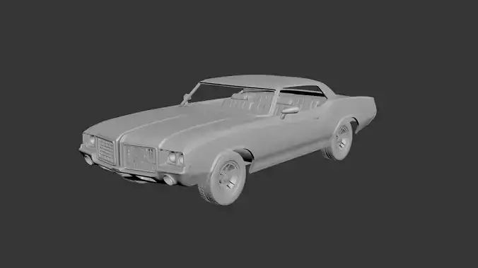 Oldsmobile Cutlass Supreme 1972  3D print model