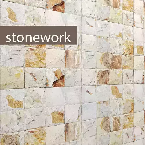 Stone slate 3D 40 3D model