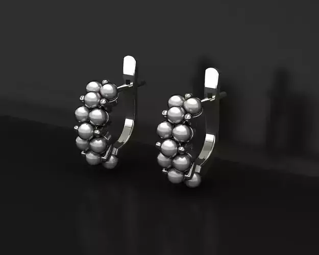 Pearl earrings