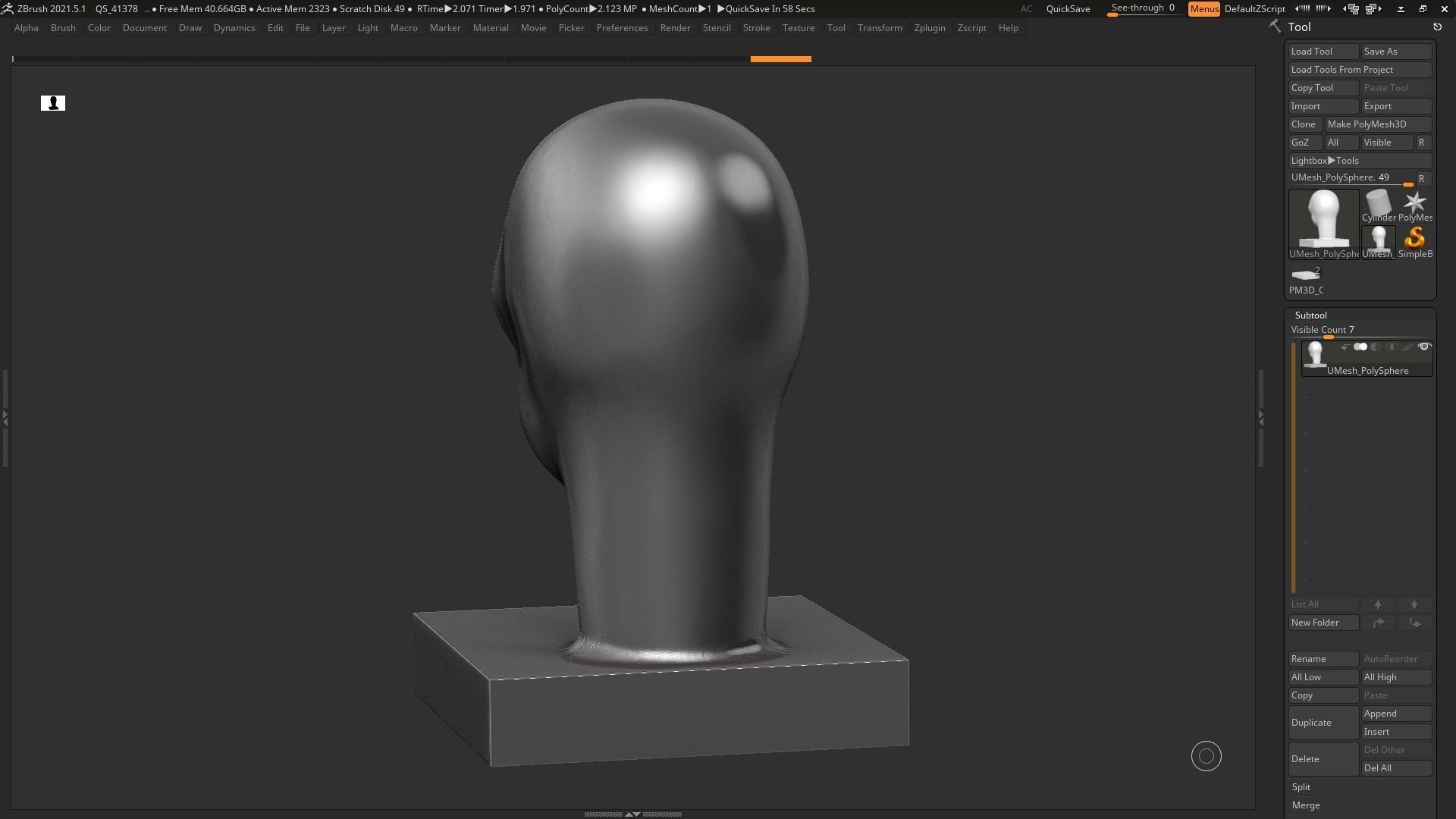 human head modern sculpture 3d print model 101 3D print model_10