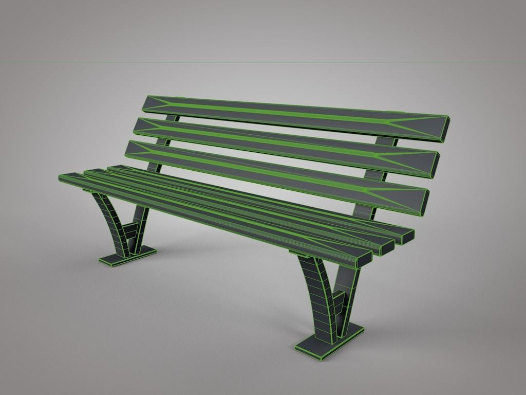 Garden chair 3D model_7