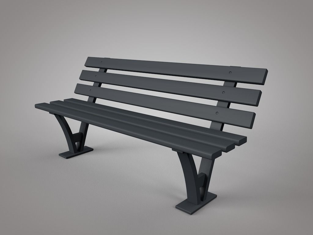 Garden chair 3D model_6