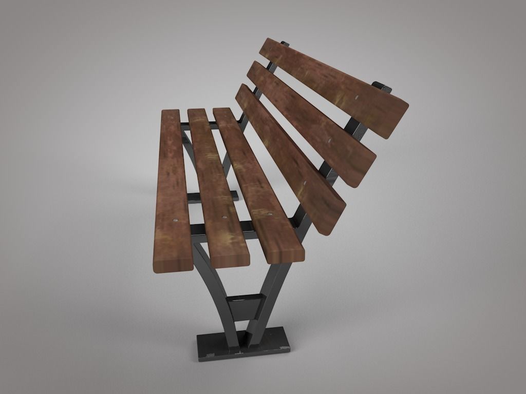 Garden chair 3D model_4