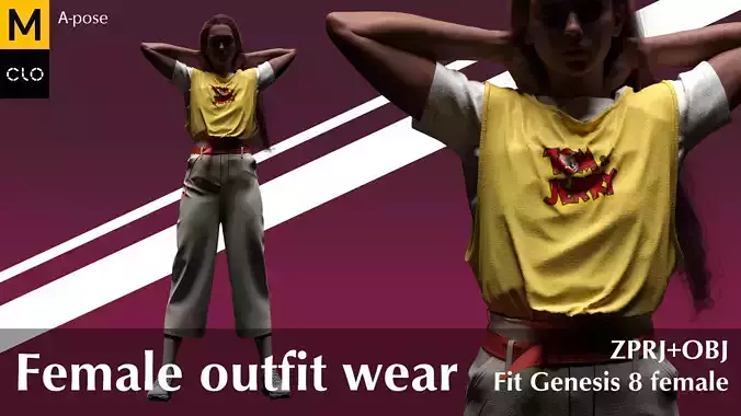 Female outfit wear