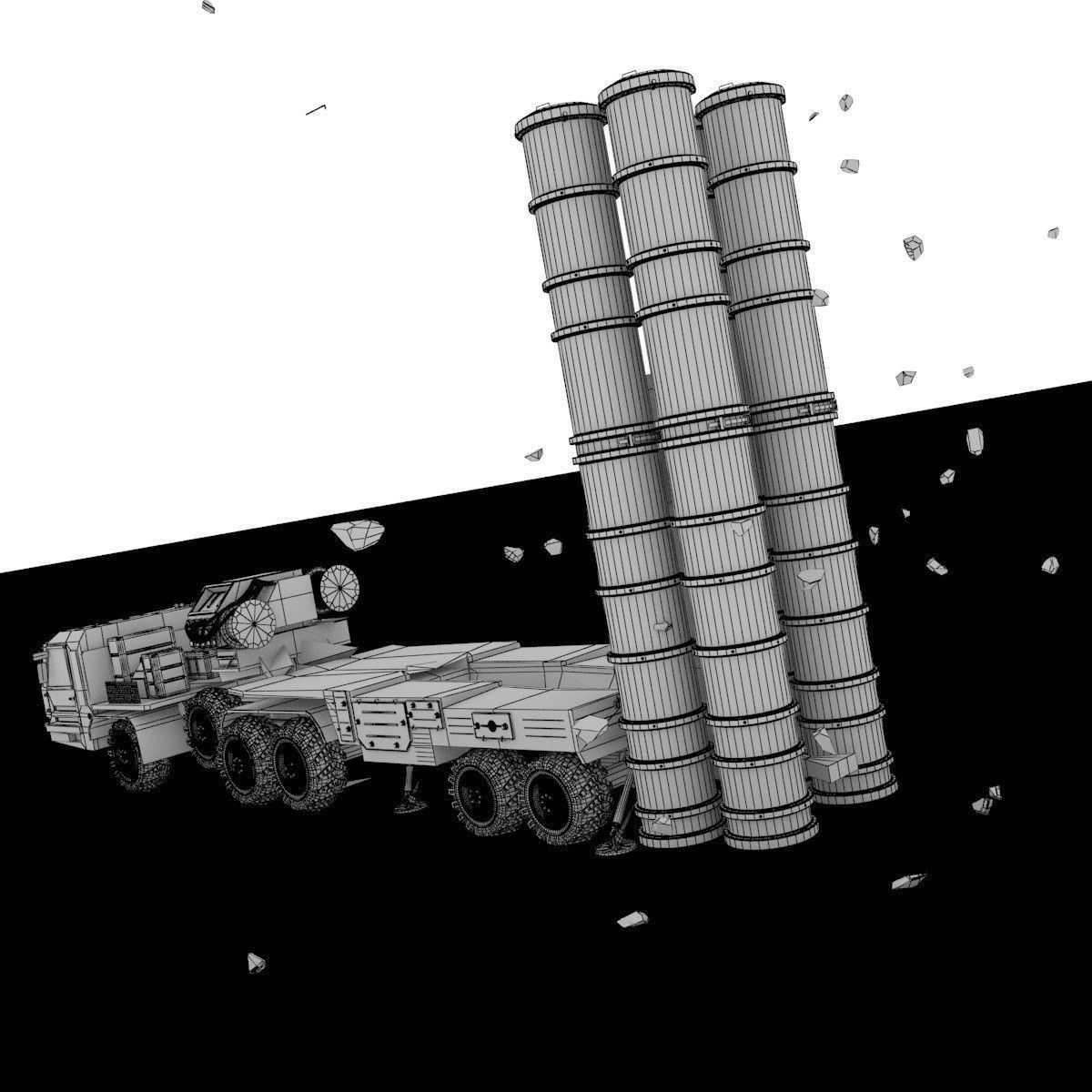 Antey collection military missile 3D model_34