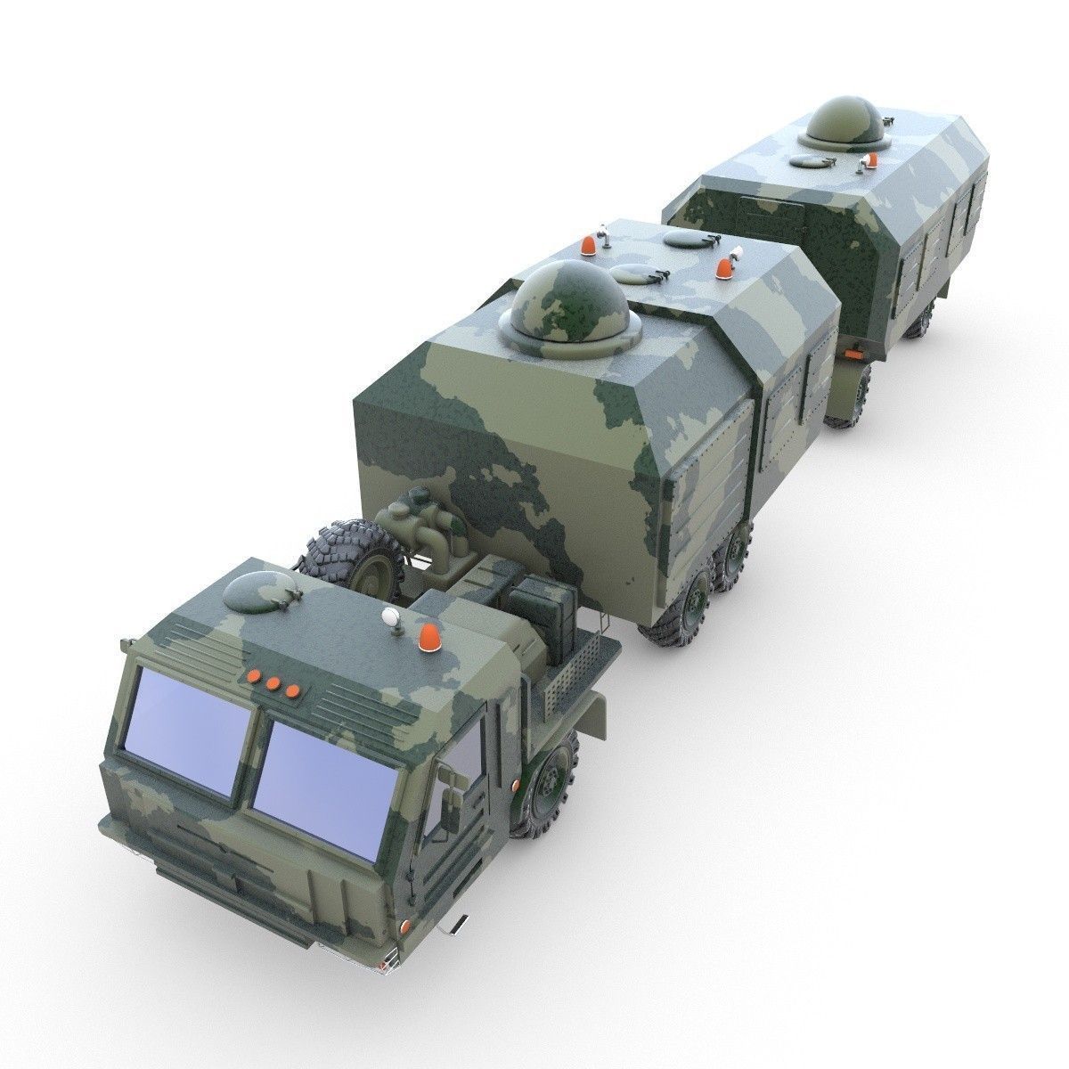 Antey collection military missile 3D model_19