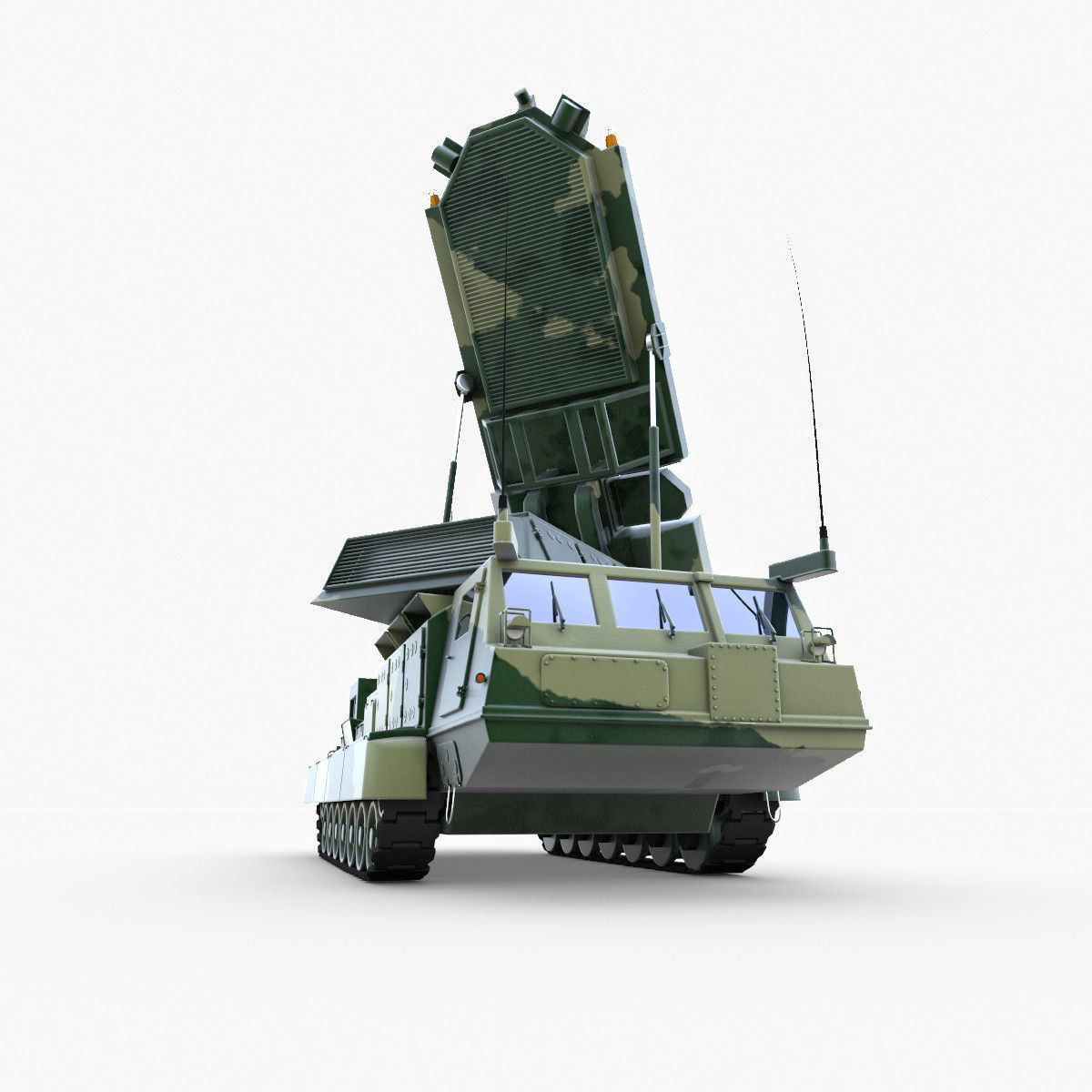 Antey collection military missile 3D model_16