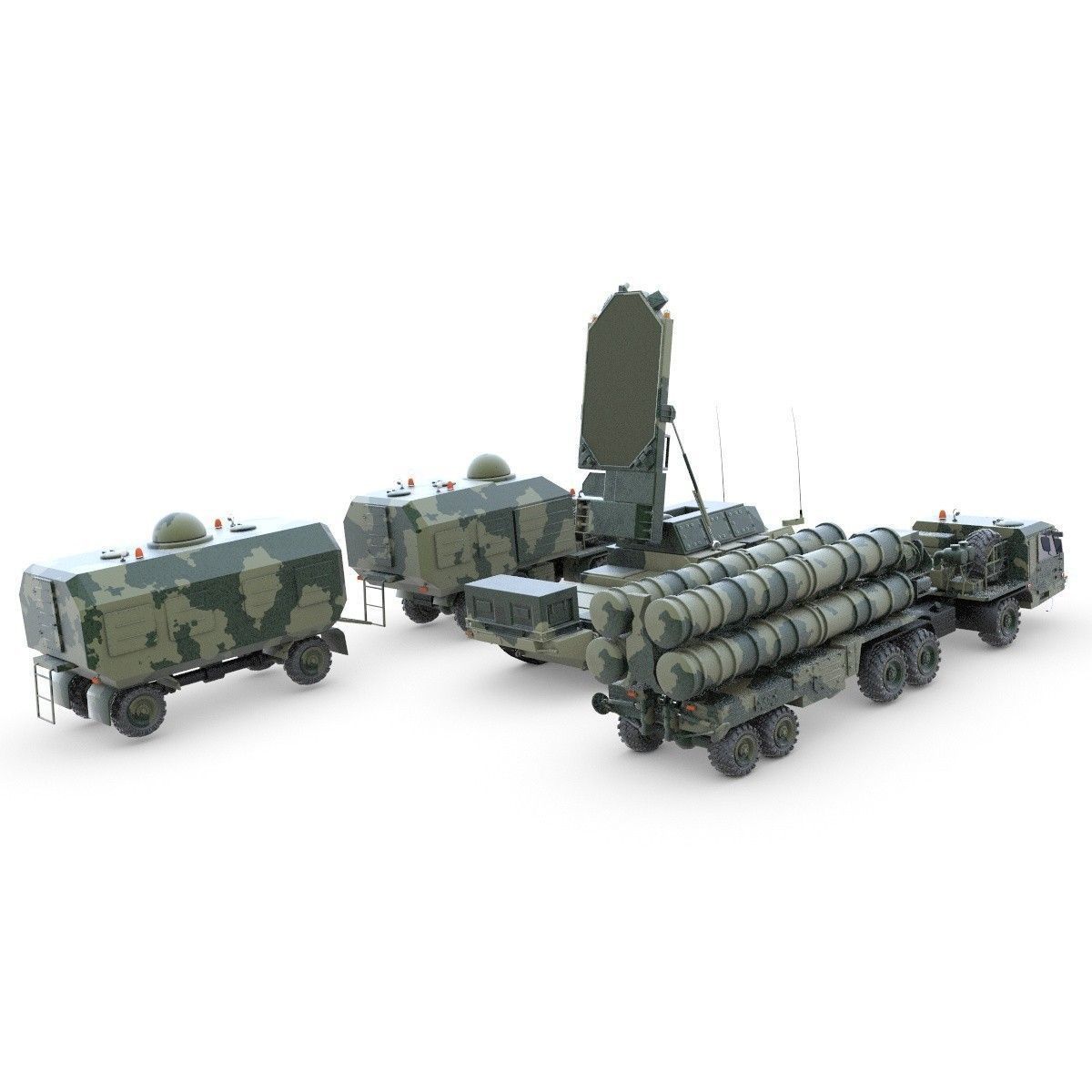Antey collection military missile 3D model_1