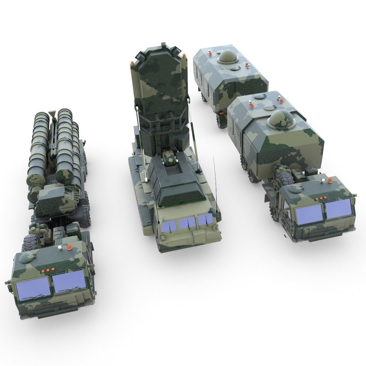 Antey collection military missile 3D model_2