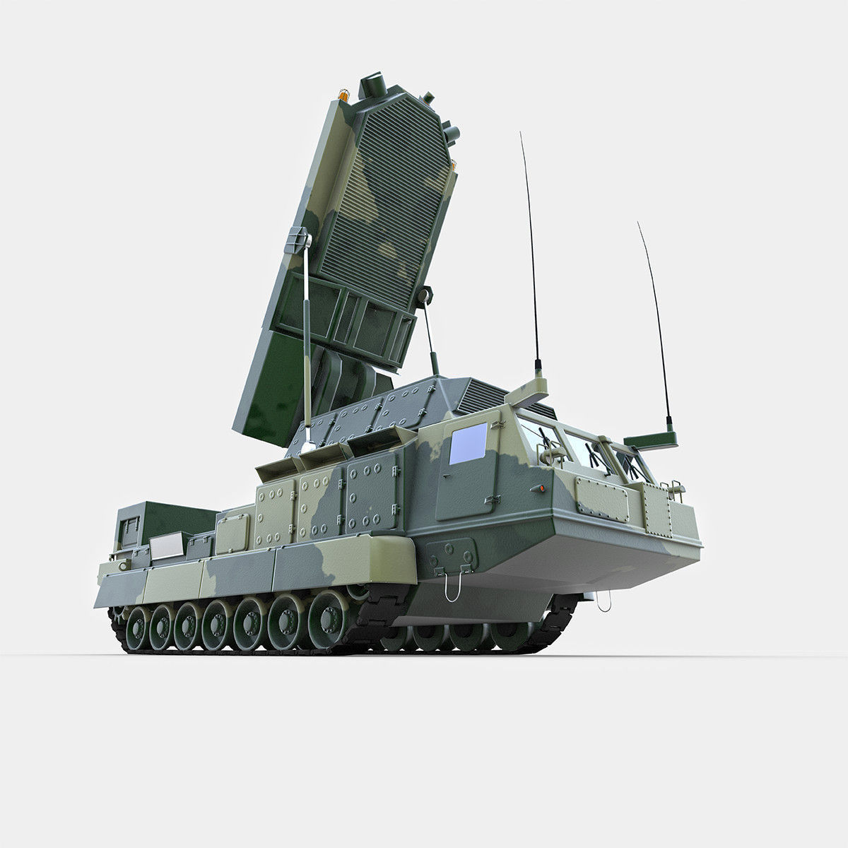 Antey collection military missile 3D model_12