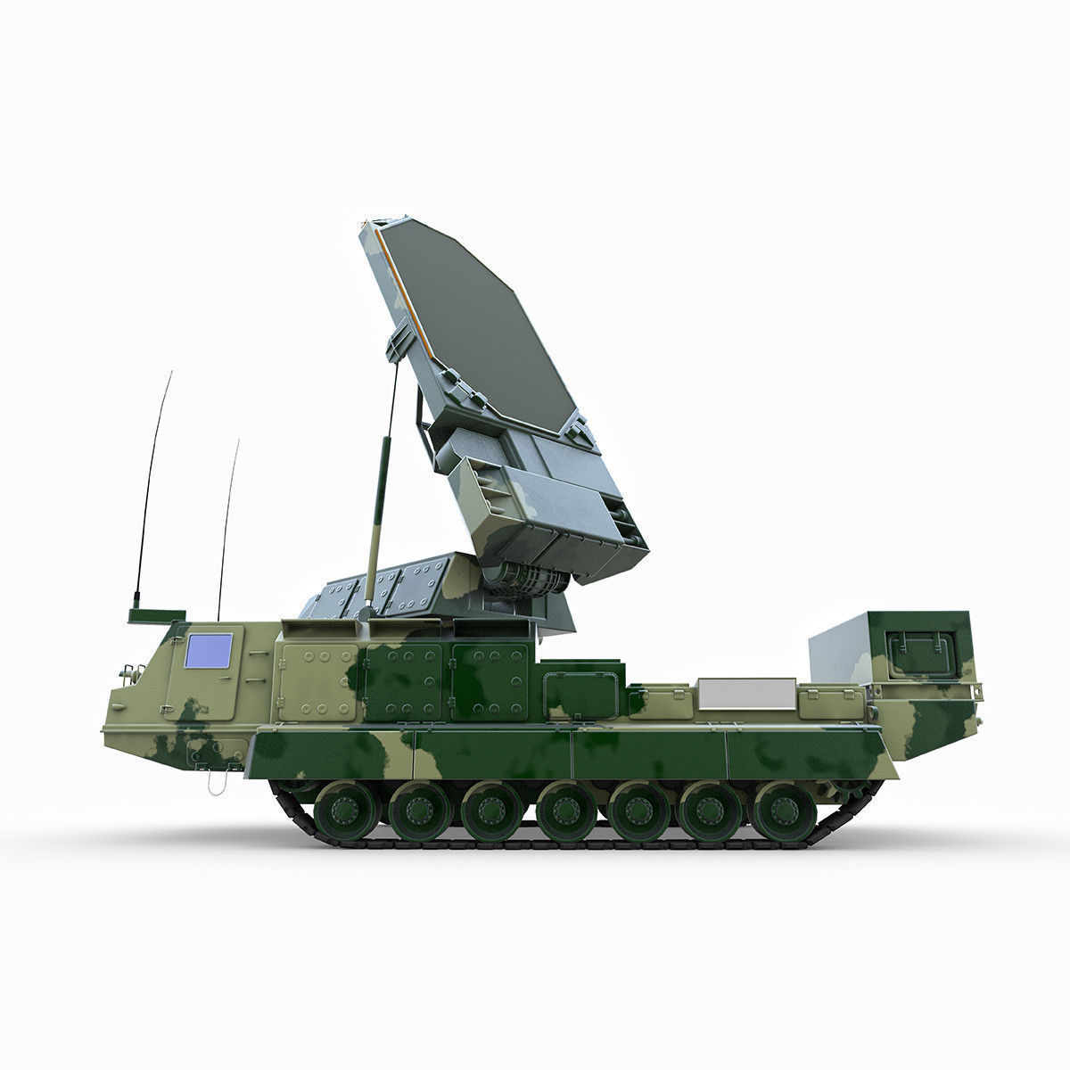 Antey collection military missile 3D model_14