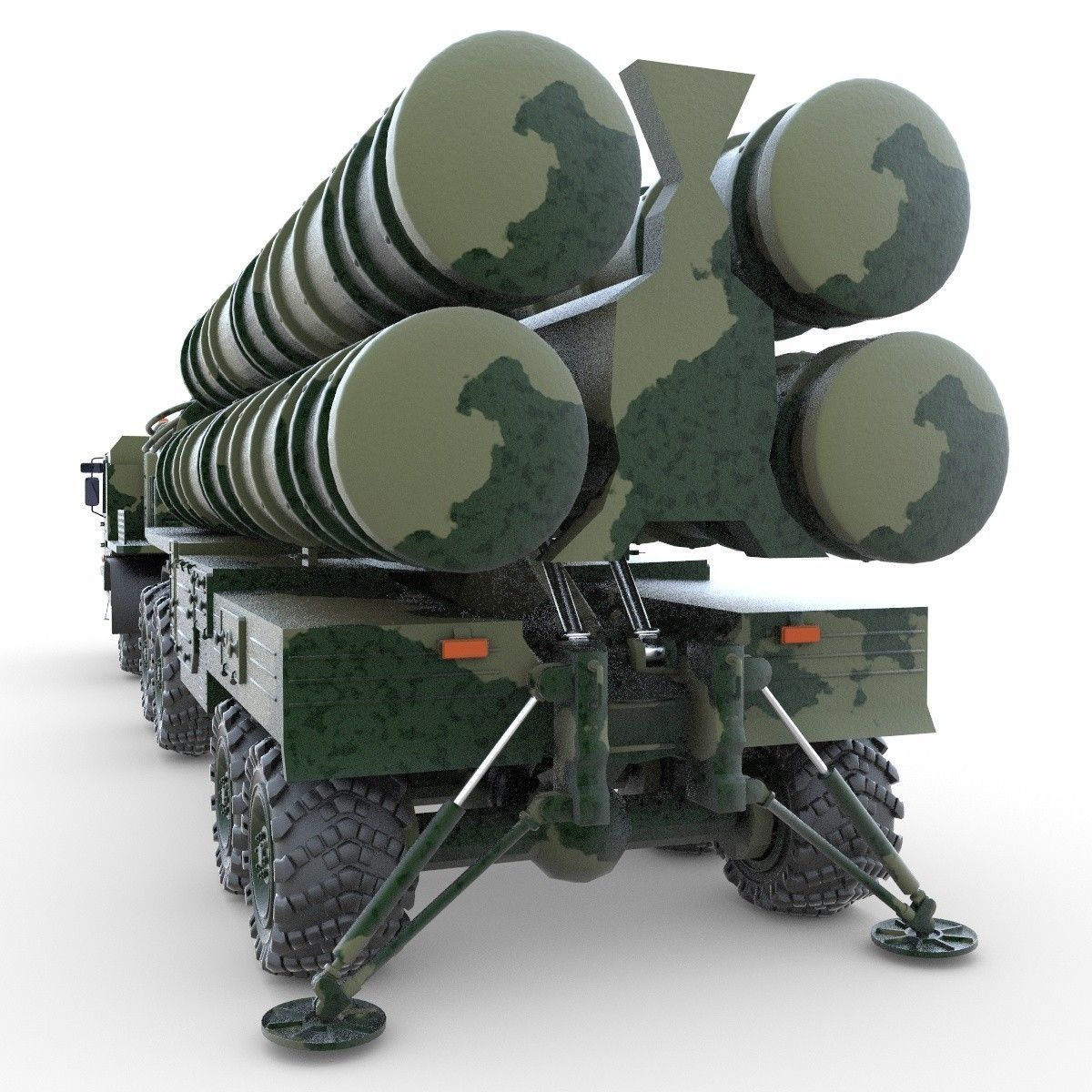 Antey collection military missile 3D model_7