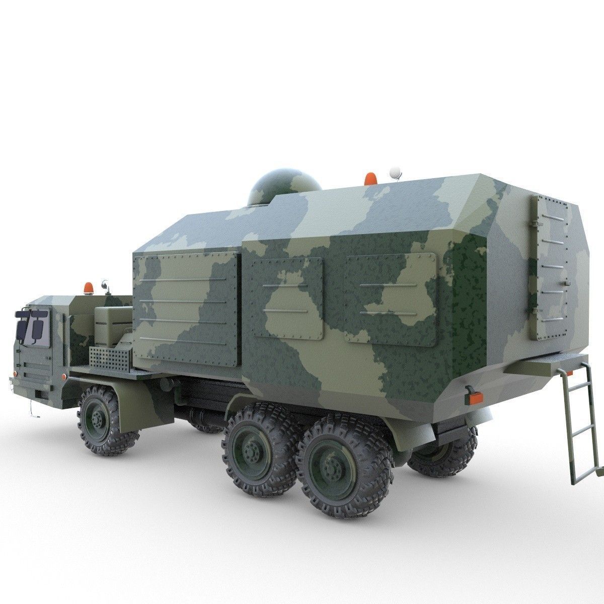 Antey collection military missile 3D model_22