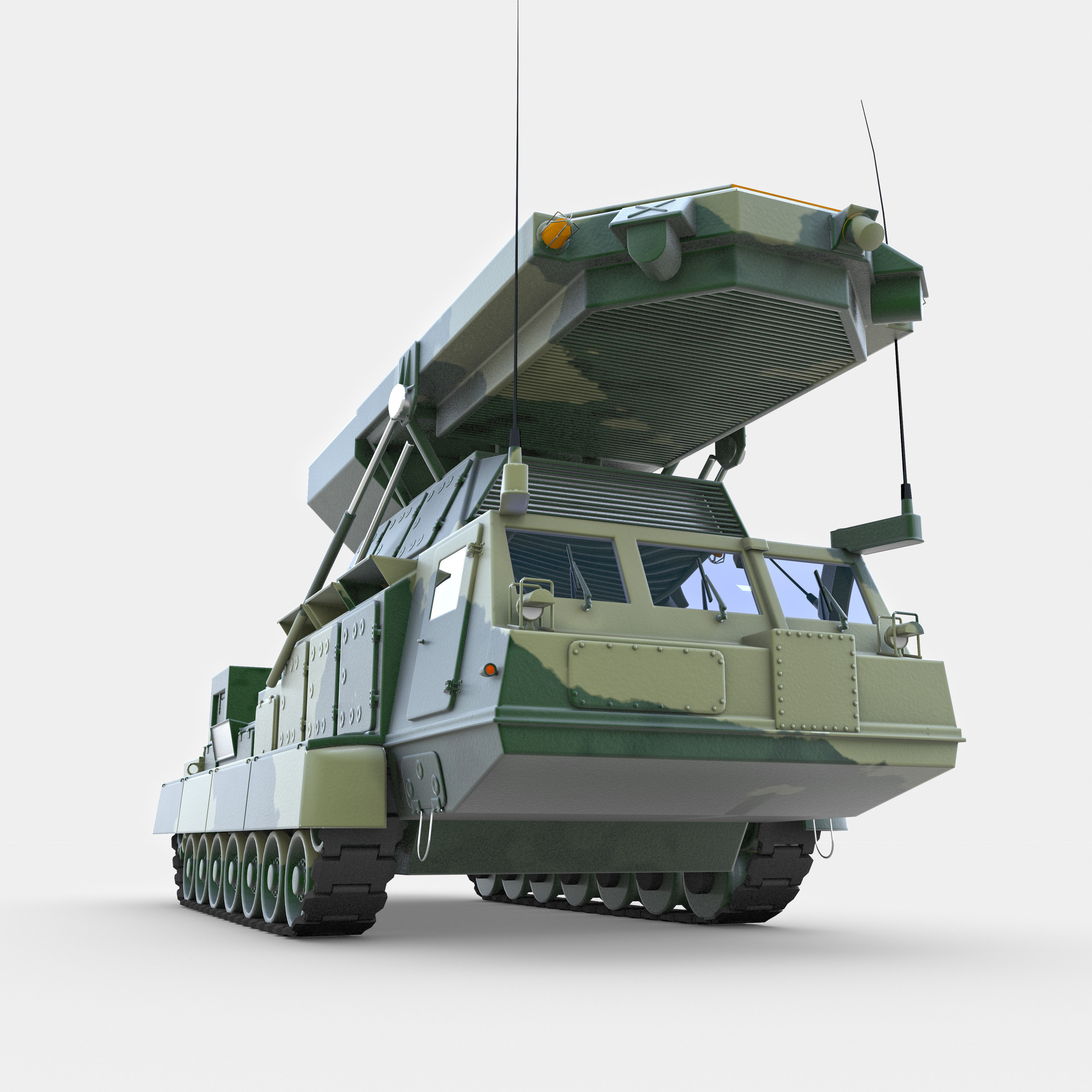 Antey collection military missile 3D model_24