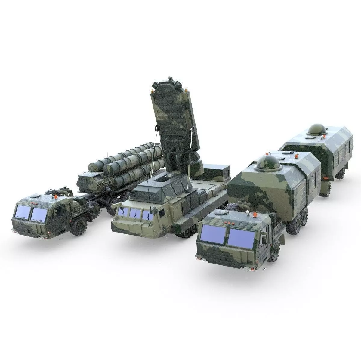 Antey collection military missile 3D model_0