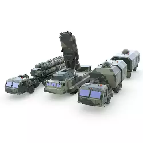 Antey collection military missile 3D model
