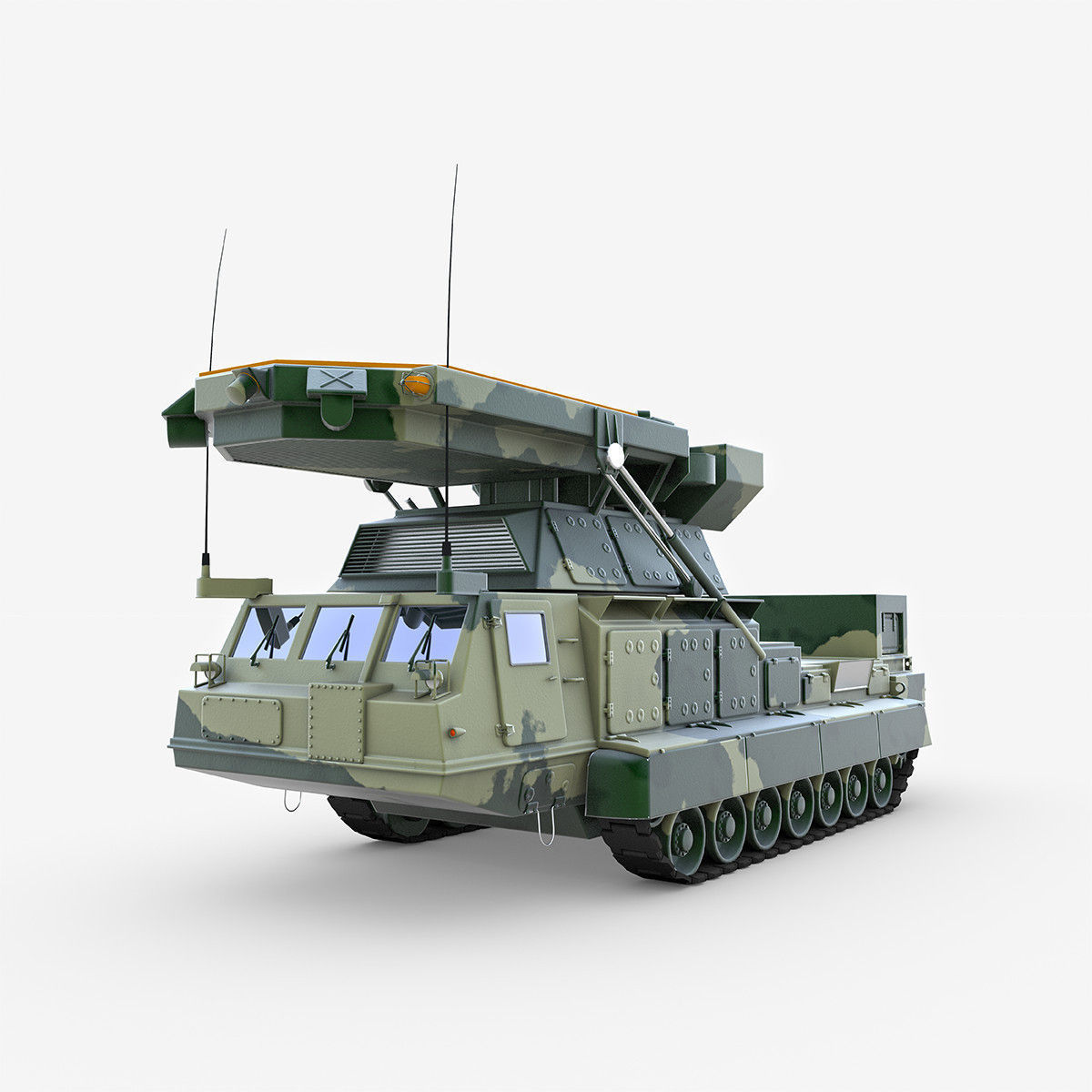 Antey collection military missile 3D model_13