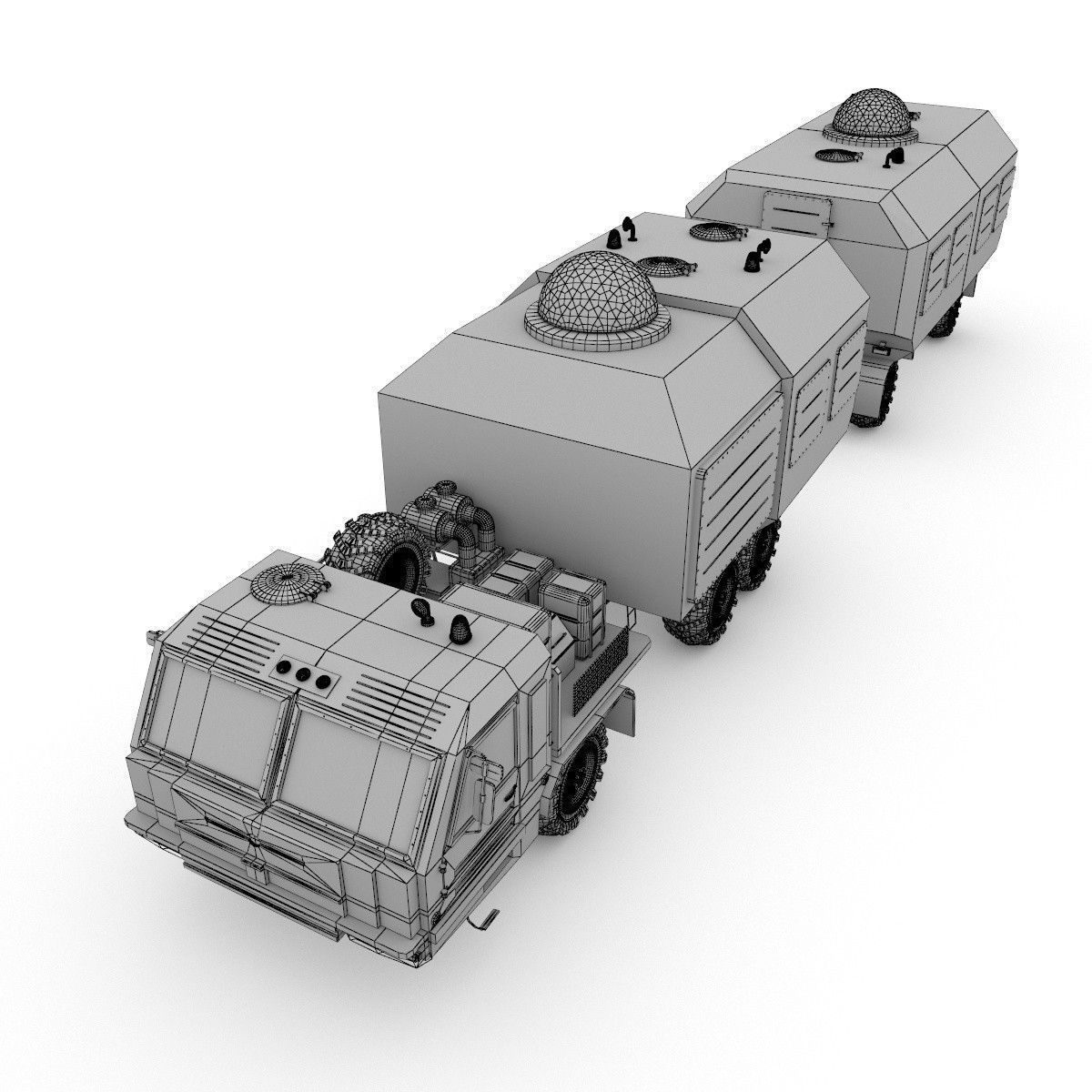 Antey collection military missile 3D model_35