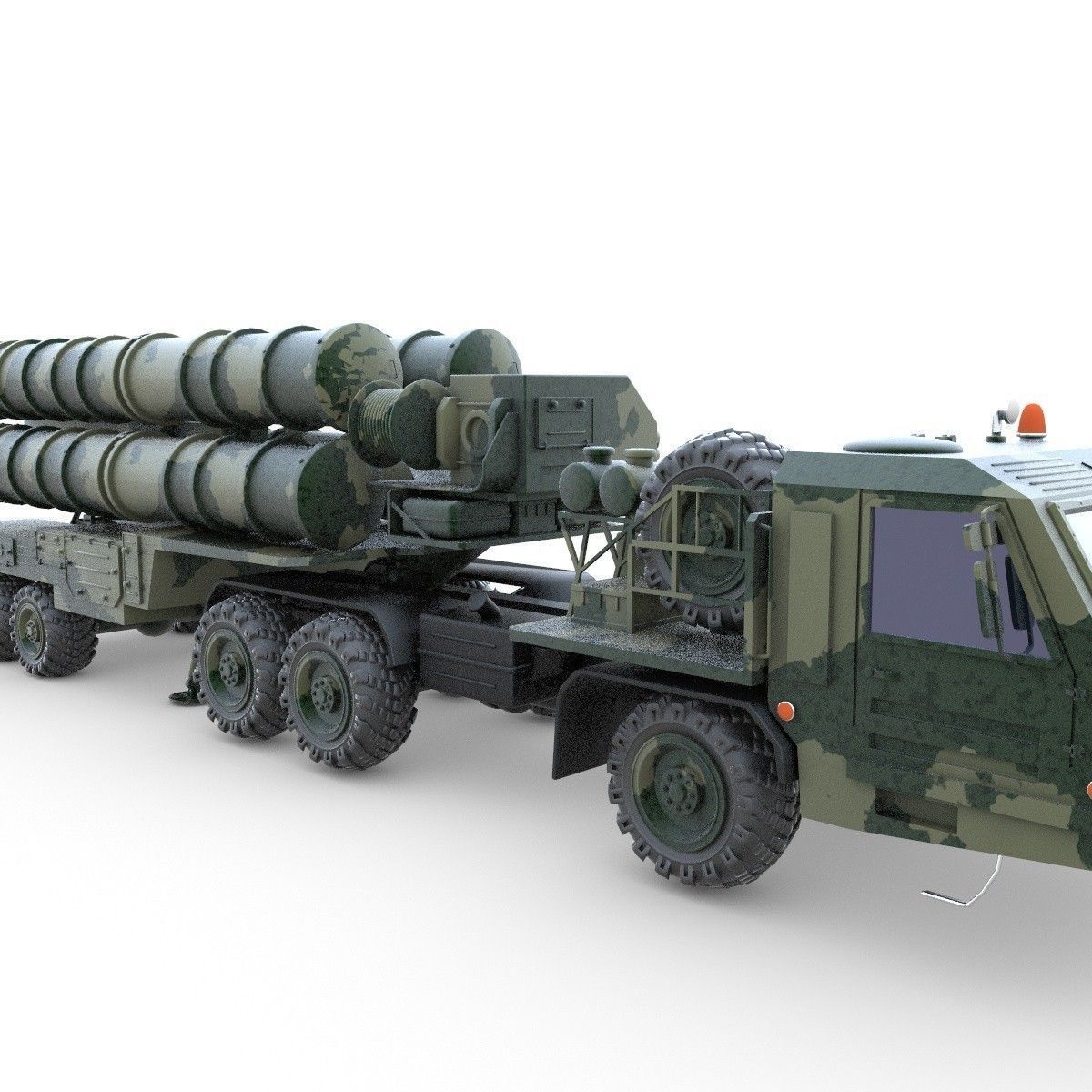 Antey collection military missile 3D model_8