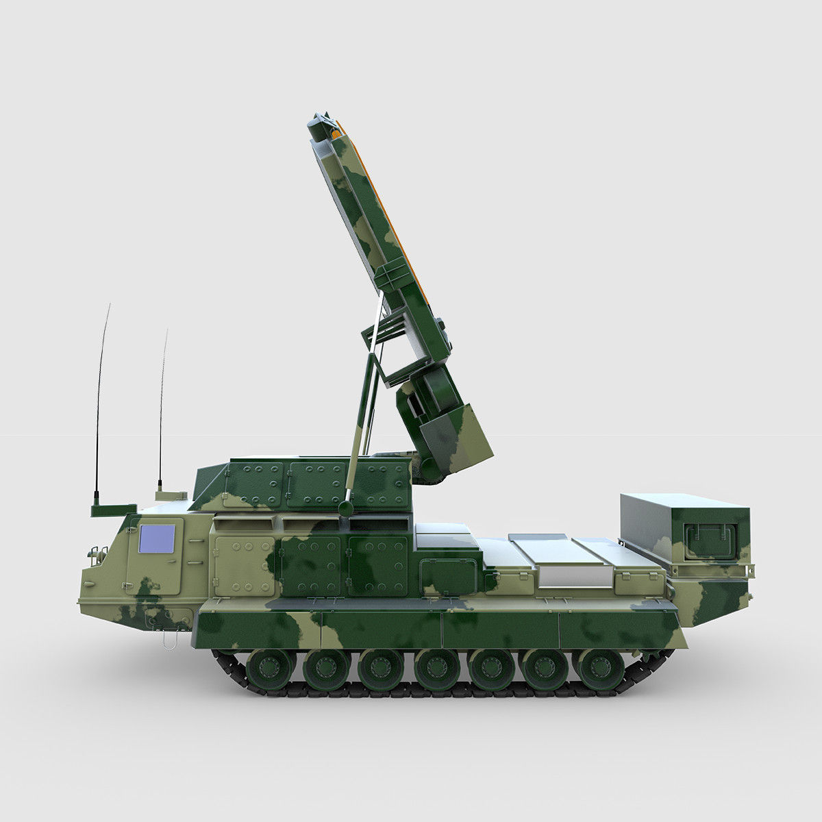 Antey collection military missile 3D model_10