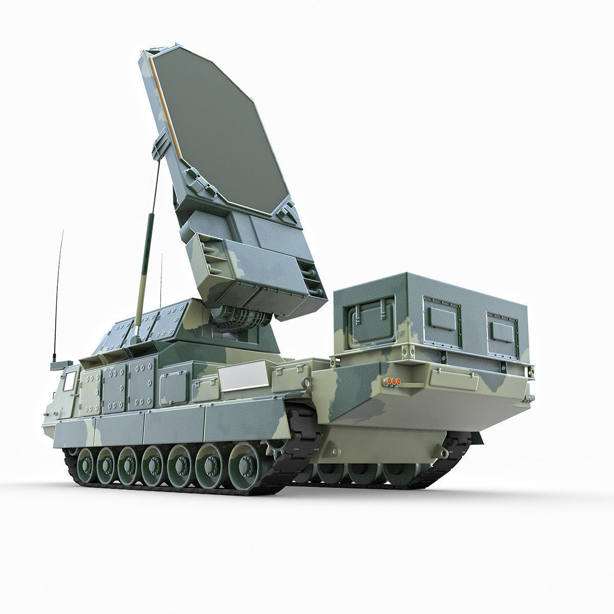 Antey collection military missile 3D model_11