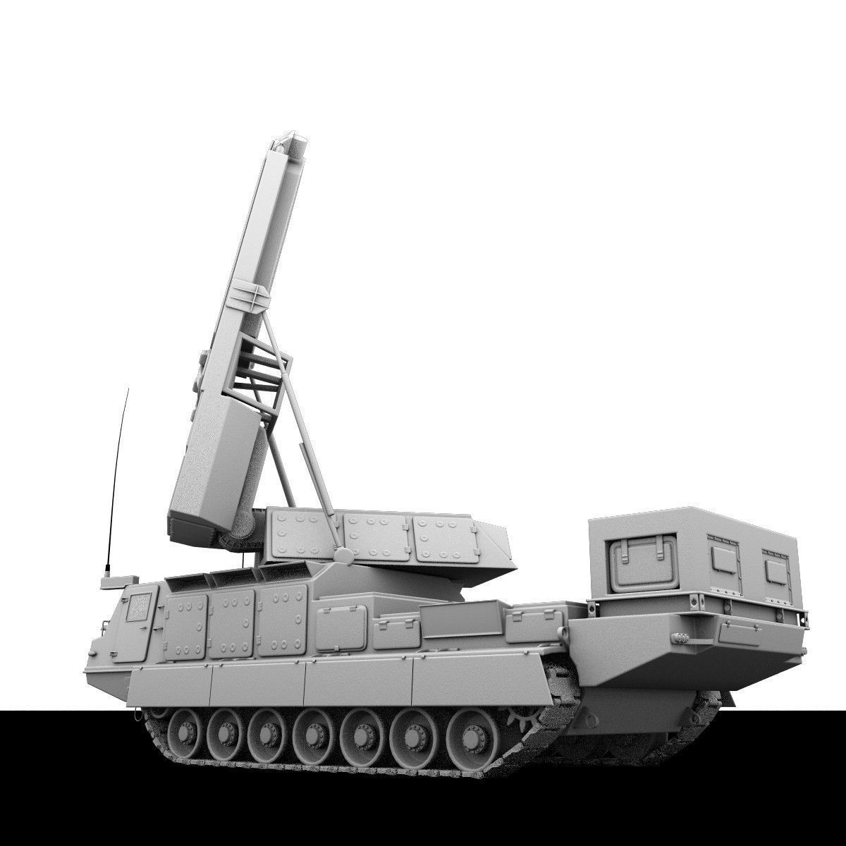 Antey collection military missile 3D model_29