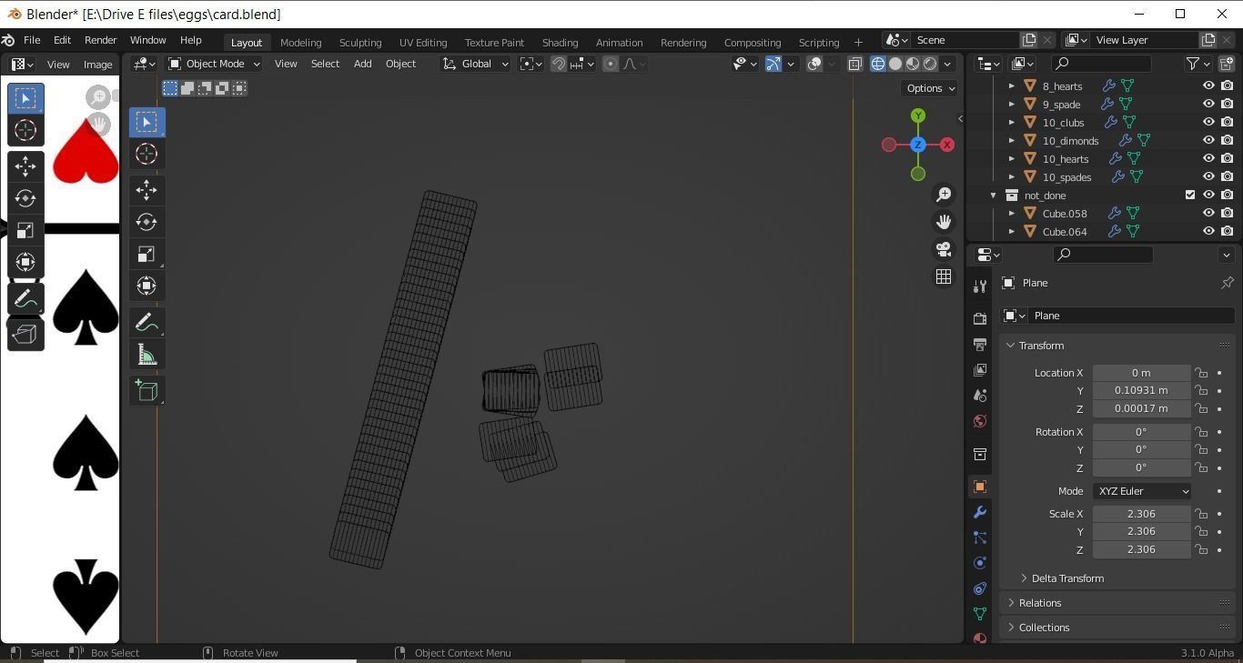 Realistic deck of cards Free low-poly 3D model_7